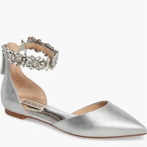 Badgley Mischka Women's Morgen II Mary Jane Pointed Toe Flat
